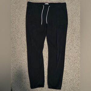 Roxy Black Jogger Sweatpants with Drawstring
